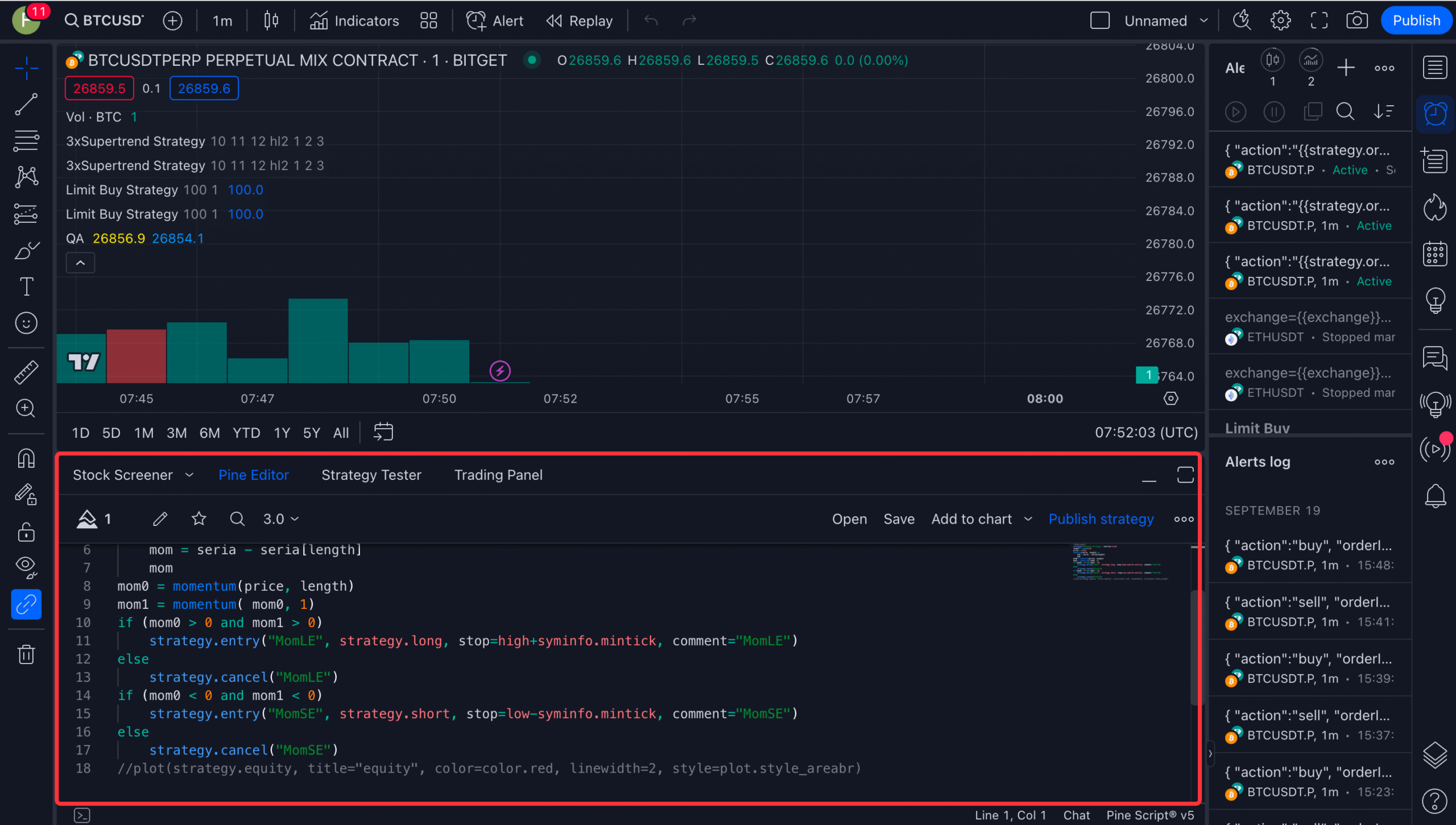 Thực Hành Với MetaTrader 5 Và TradingView