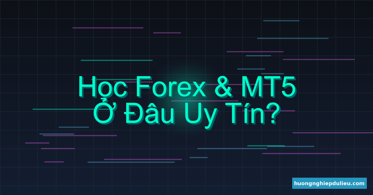 Học giao dịch Forex & MT5 ở đâu uy tín? Tiêu chí chọn khoá học chất lượng