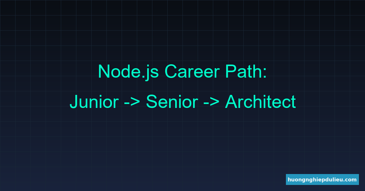 Học Node.js ở đâu uy tín? Lộ trình trở thành Senior Backend Developer