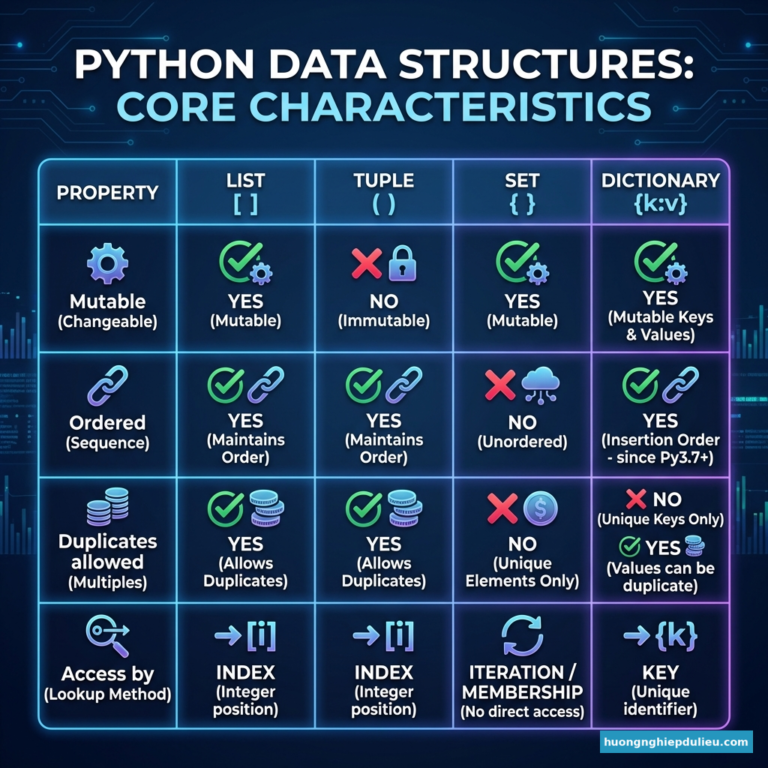 Làm quen với List, Tuple, Dict, Set trong Python: Chọn sao cho đúng ...