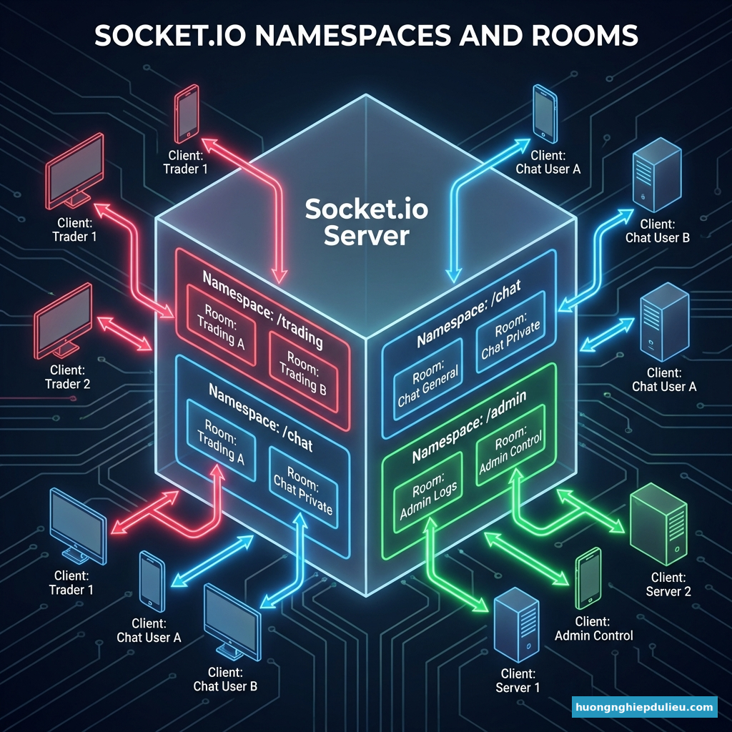 Xây WebSocket server realtime với Node.js & Socket.IO chuyên nghiệp
