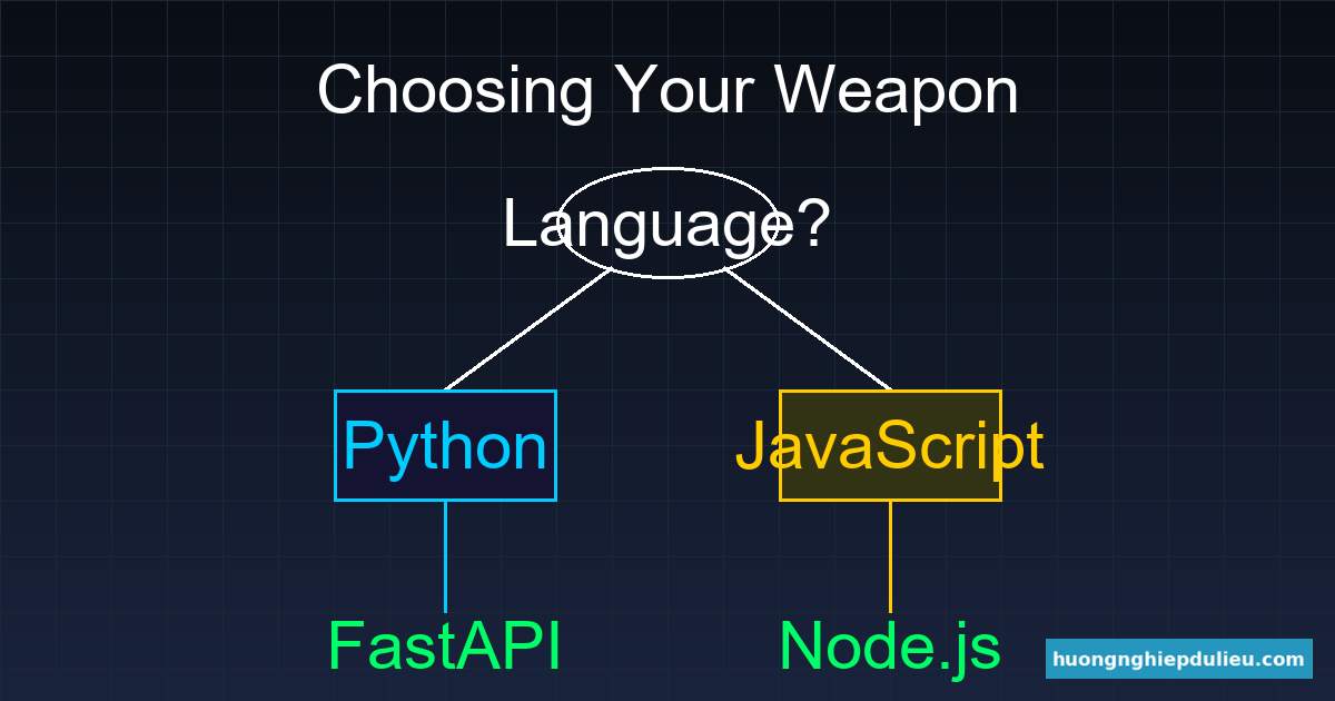 Cây quyết định chọn Tech Stack cho Bot Trading