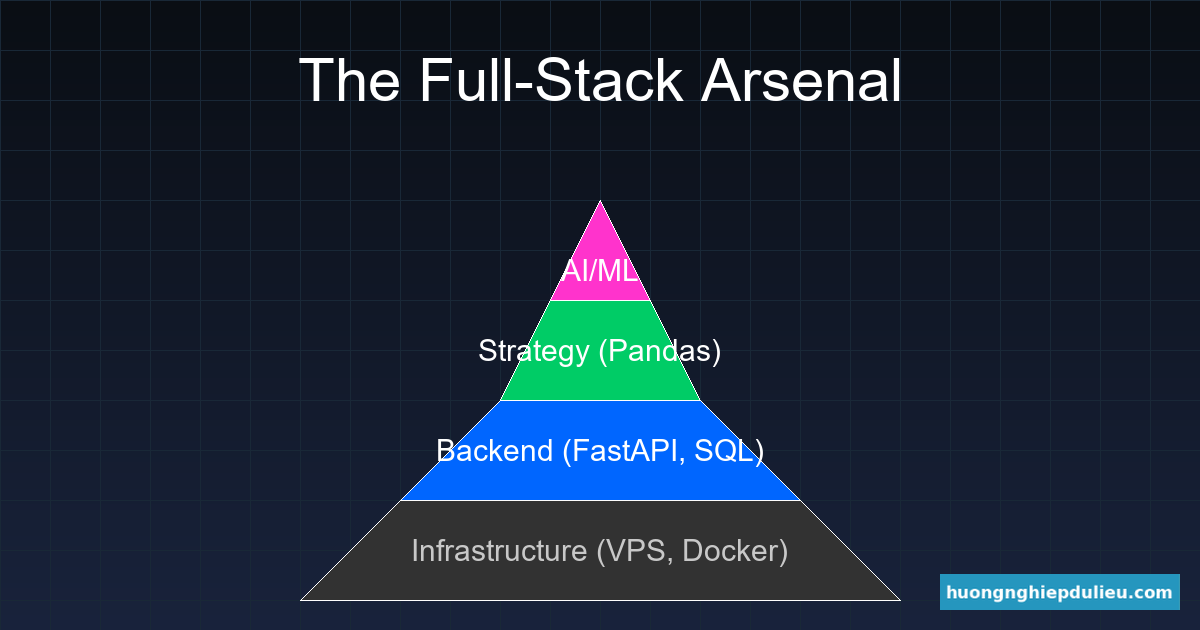 Tháp công nghệ Full-Stack: Từ Hạ tầng đến Chiến lược