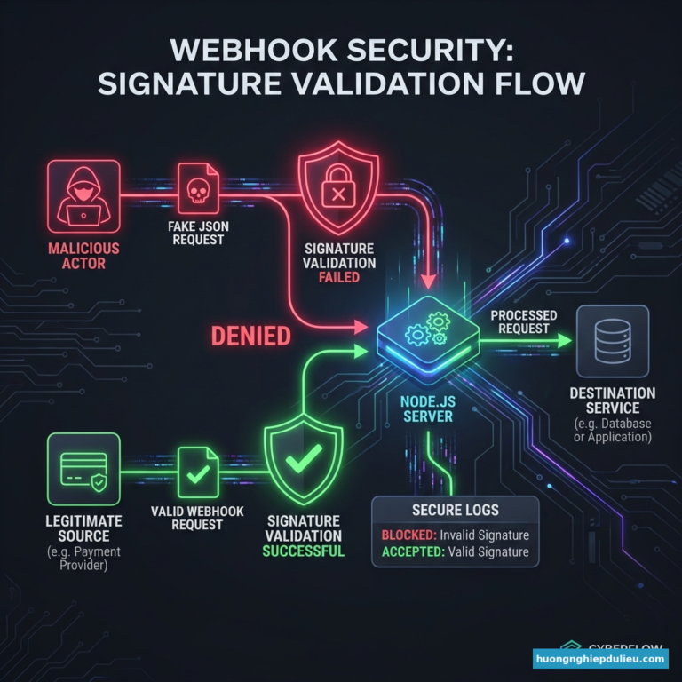 Bảo mật Webhook trong Node.js: Signature, Secret & IP Whitelist - Hướng ...