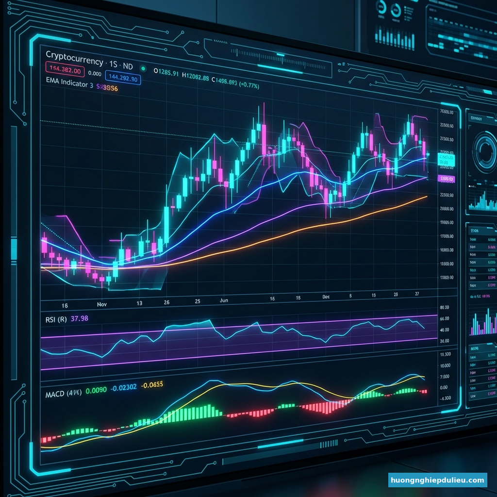 Phân Tích Kỹ Thuật Crypto: RSI, EMA, MACD và Cách Áp Dụng Hiệu Quả