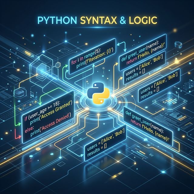 BUỔI 2: CÚ PHÁP PYTHON CƠ BẢN — NỀN TẢNG CỦA LẬP TRÌNH HIỆN ĐẠI