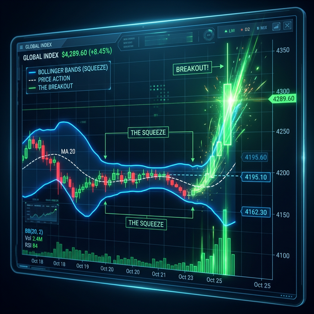 Lập Trình Bot Bắt Sóng Bollinger Bands Squeeze: Tuyệt Kỹ Mật Phục Chờ Bão