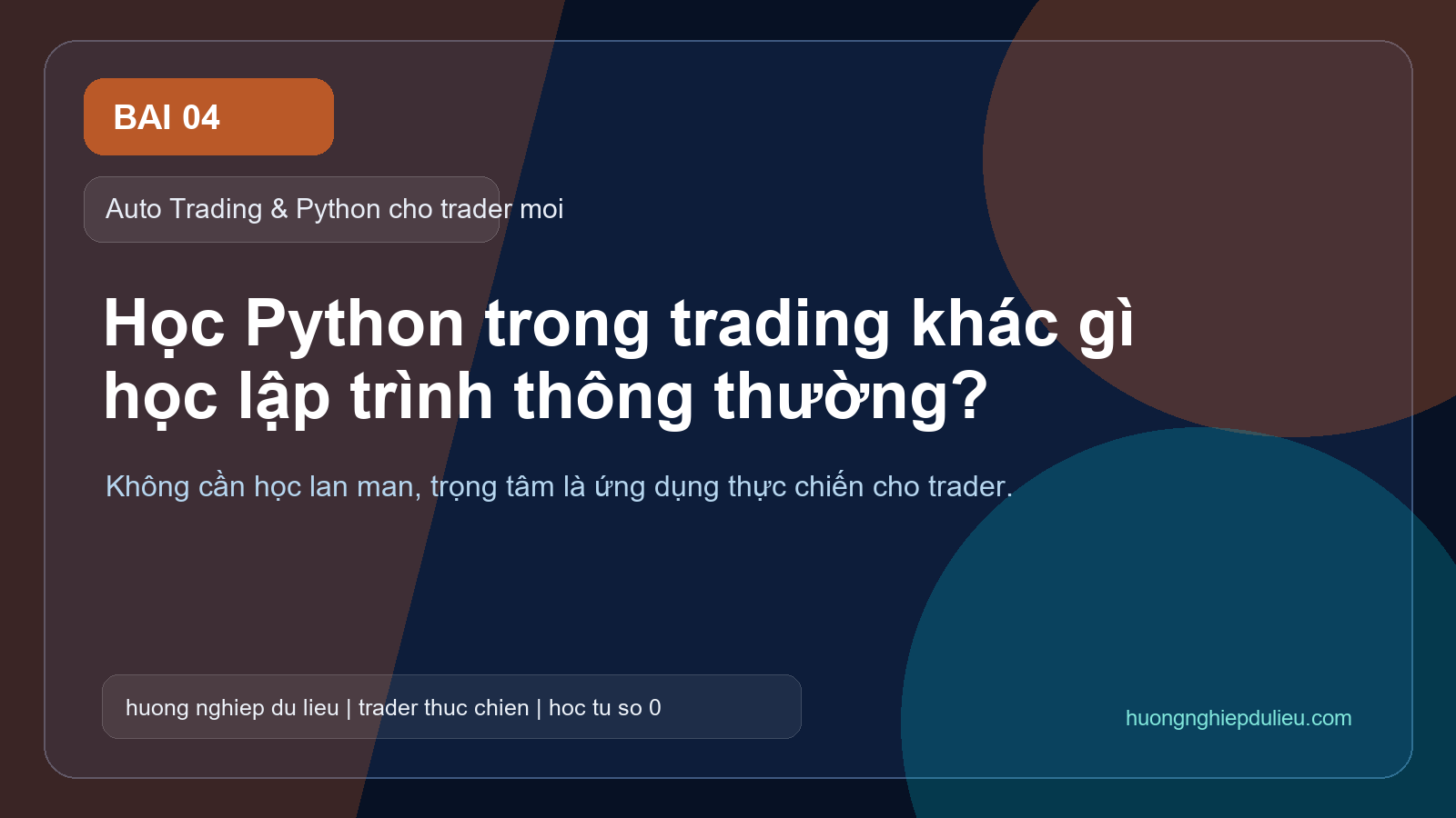Vì sao Python được chọn để viết bot giao dịch?