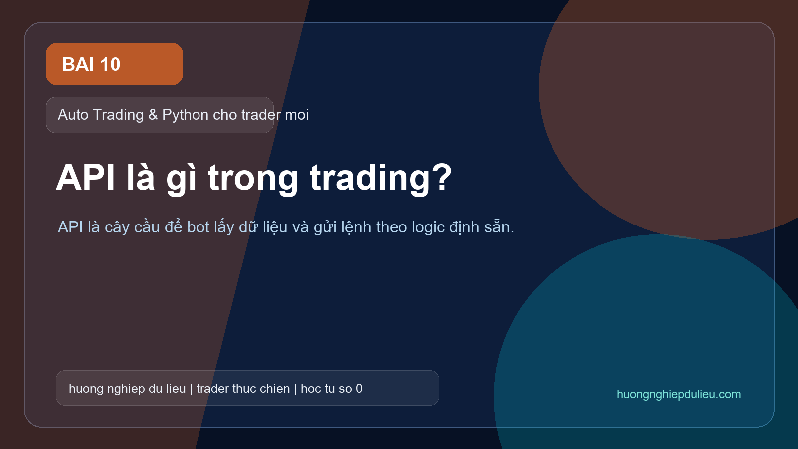 API là gì trong hệ thống auto trading?