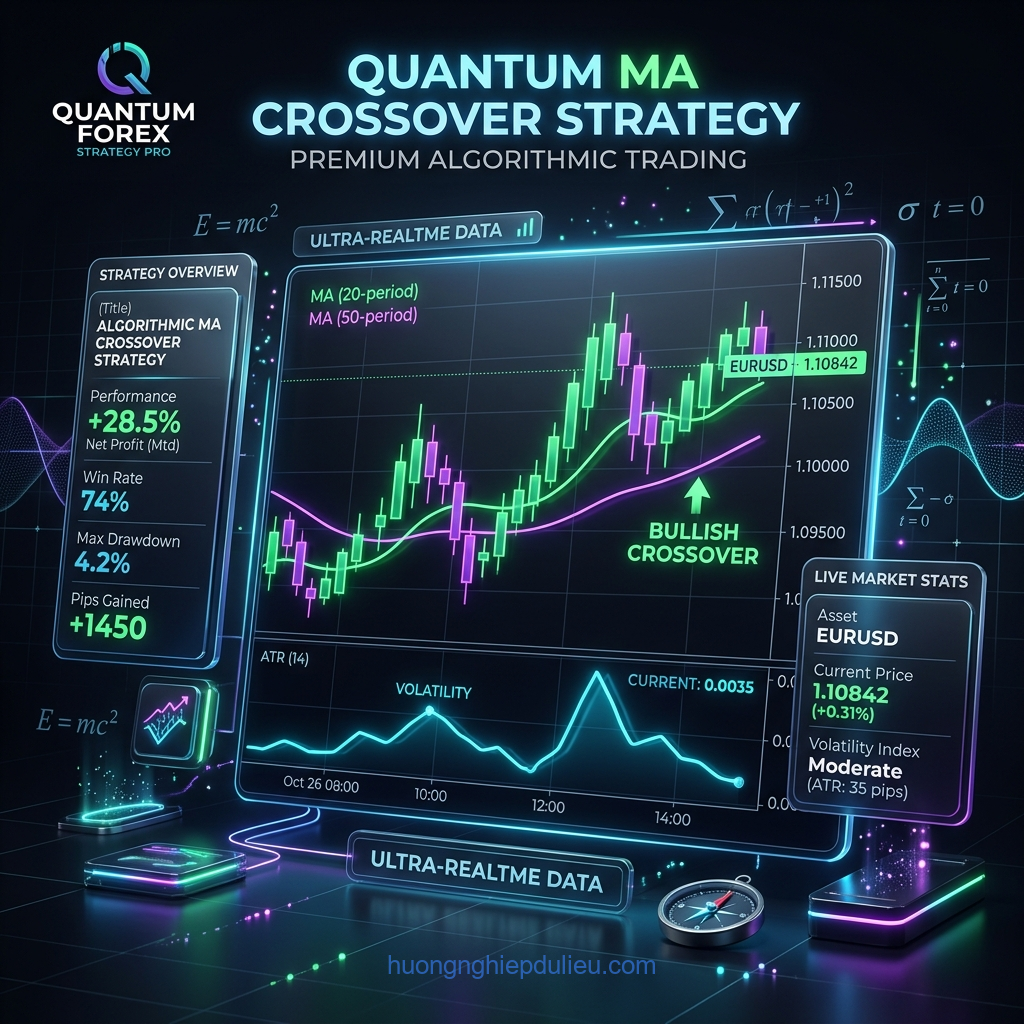 Xây dựng Bot Auto Trading Forex: Kết hợp chiến lược MA Crossover và Bộ lọc biến động ATR thực chiến
