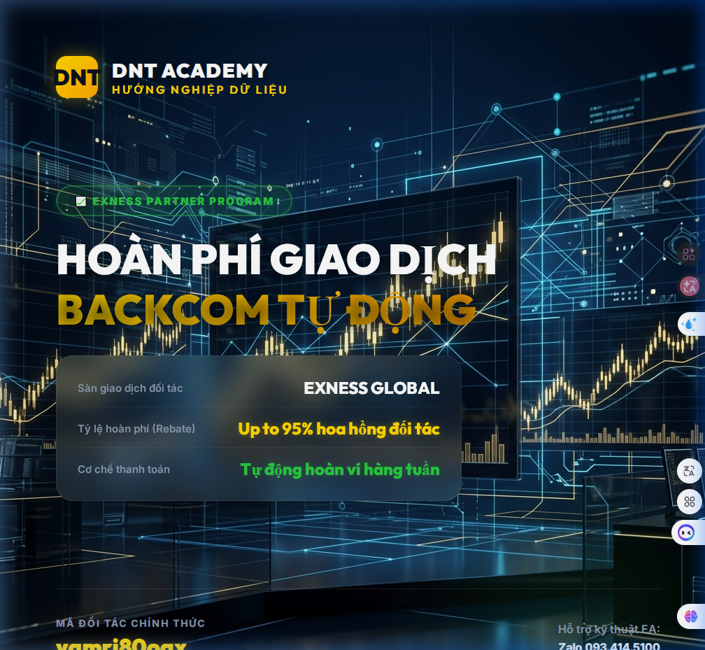 Hướng Dẫn Nhận Hoàn Phí (BackCom) Exness Tự Động: Tối Ưu Lợi Nhuận Cho Grid & HFT Bot