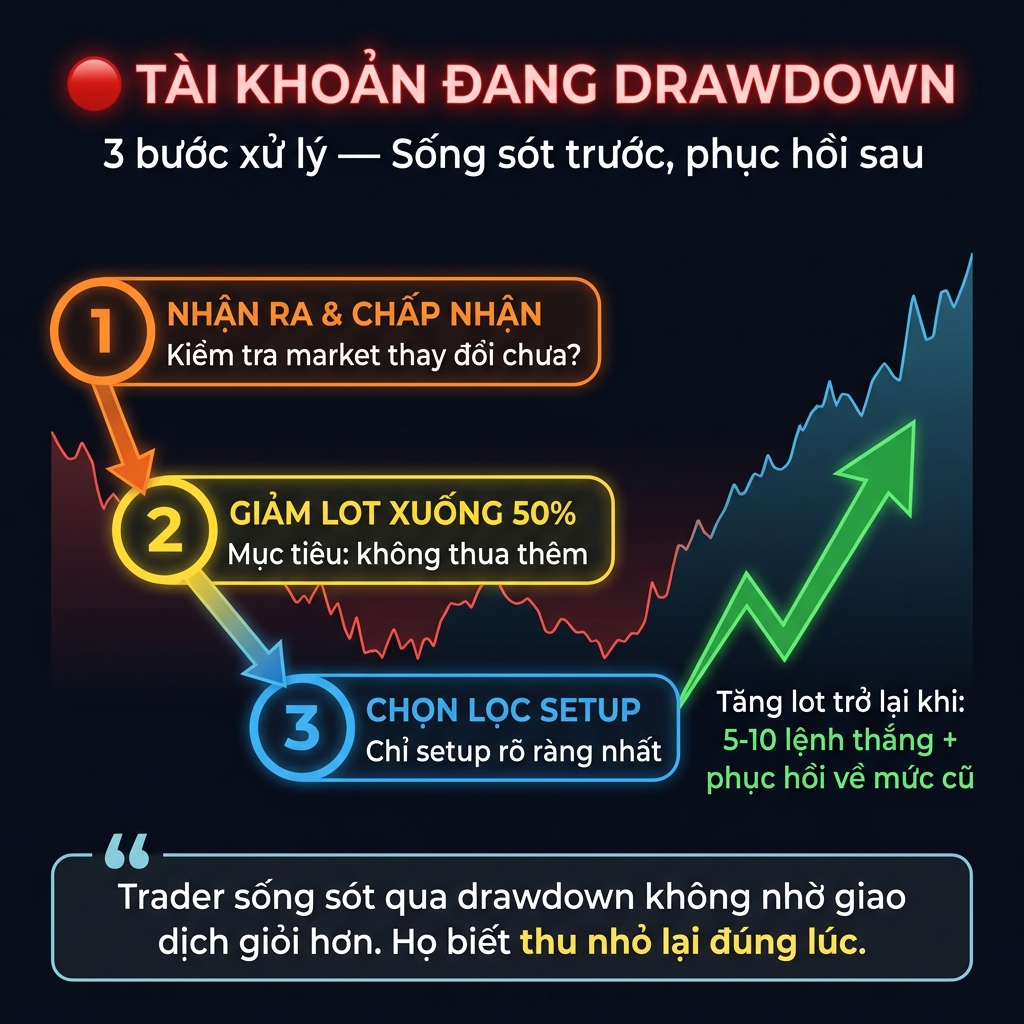 Quản lý vốn khi tài khoản đang trong Drawdown