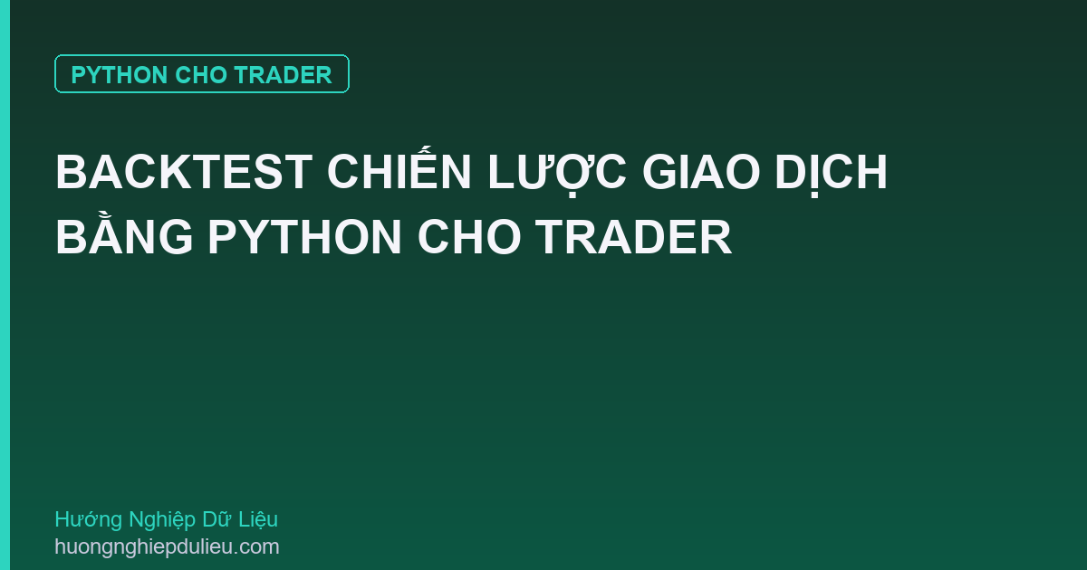 Backtest Chiến Lược Giao Dịch Bằng Python Cho Trader
