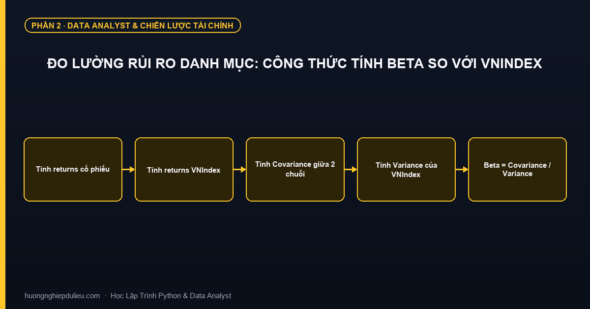 Đo Lường Rủi Ro Danh Mục: Công Thức Tính Beta So Với VNIndex