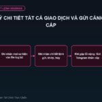 Ghi Nhật Ký Chi Tiết Tất Cả Giao Dịch Và Gửi Cảnh Báo Khẩn Cấp