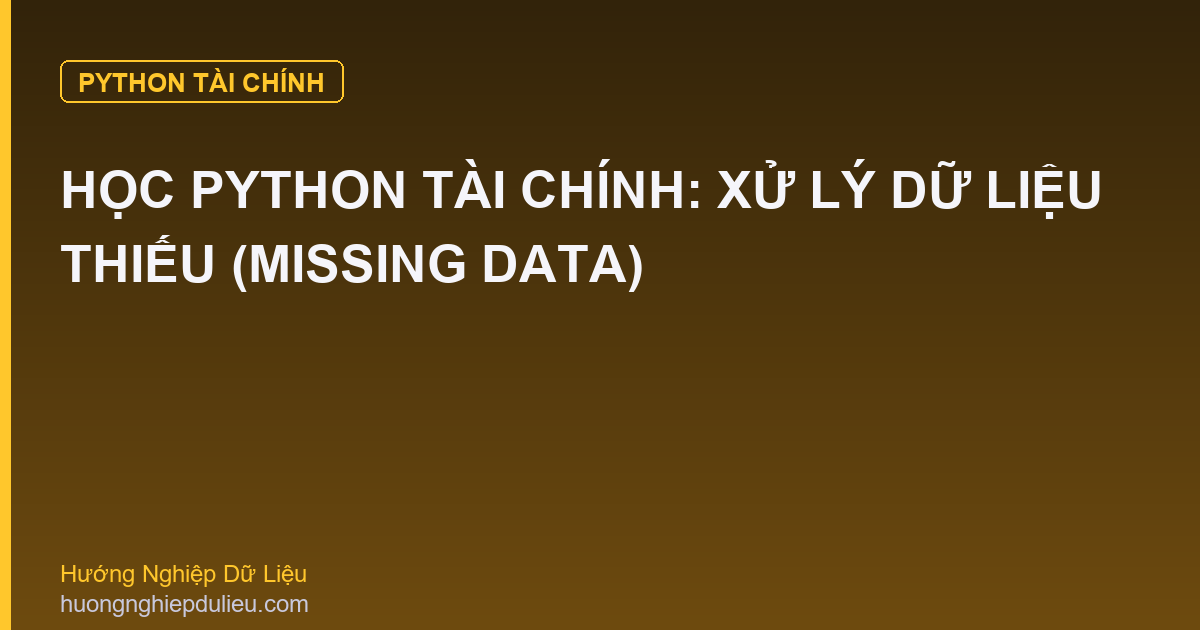 Học Python Tài Chính: Xử Lý Dữ Liệu Thiếu (Missing Data)