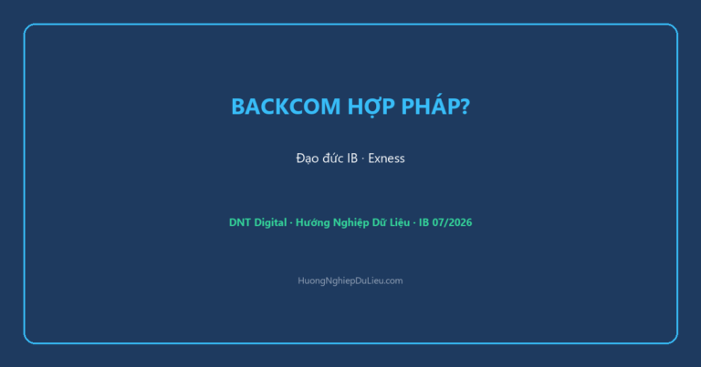 Backcom và hoa hồng IB Exness có hợp pháp và đạo đức không?