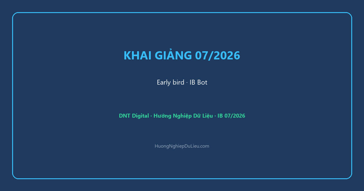 Khai giảng 07/2026: Early bird khóa Xây dựng IB bằng Bot Auto Trading