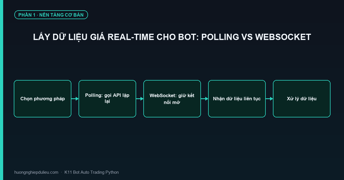 Lấy Dữ Liệu Giá Real-time Cho Bot: Polling Vs WebSocket
