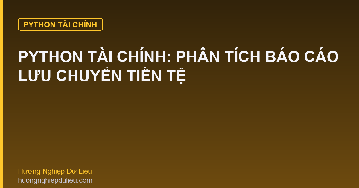 Python Tài Chính: Phân Tích Báo Cáo Lưu Chuyển Tiền Tệ