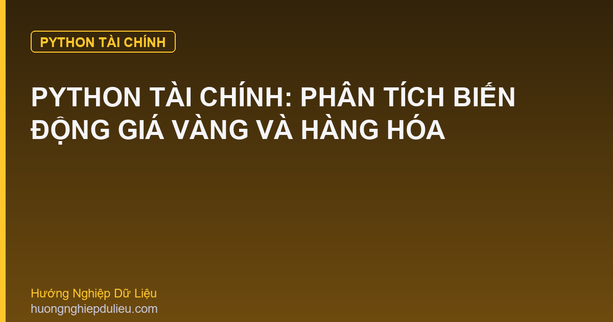 Python Tài Chính: Phân Tích Biến Động Giá Vàng Và Hàng Hóa