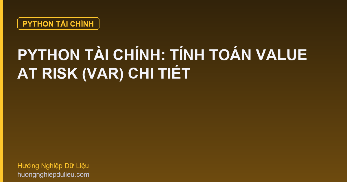 Python Tài Chính: Tính Toán Value at Risk (VaR) Chi Tiết