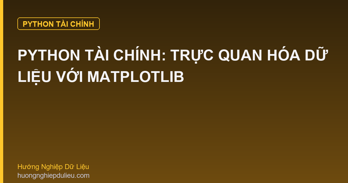 Python Tài Chính: Trực Quan Hóa Dữ Liệu Với Matplotlib