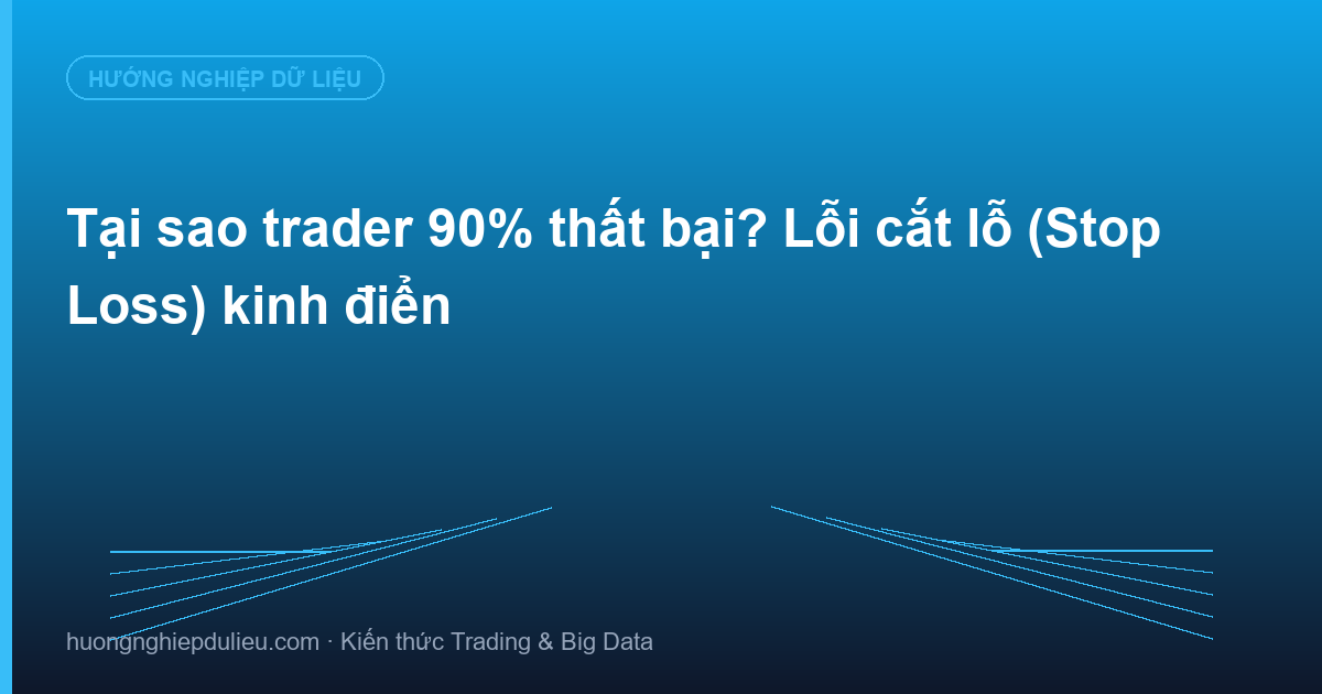 Tại sao trader 90% thất bại? Lỗi cắt lỗ (Stop Loss) kinh điển