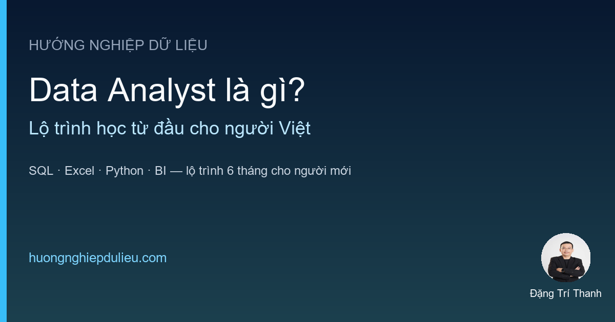 Data Analyst là gì? Lộ trình học từ đầu cho người Việt