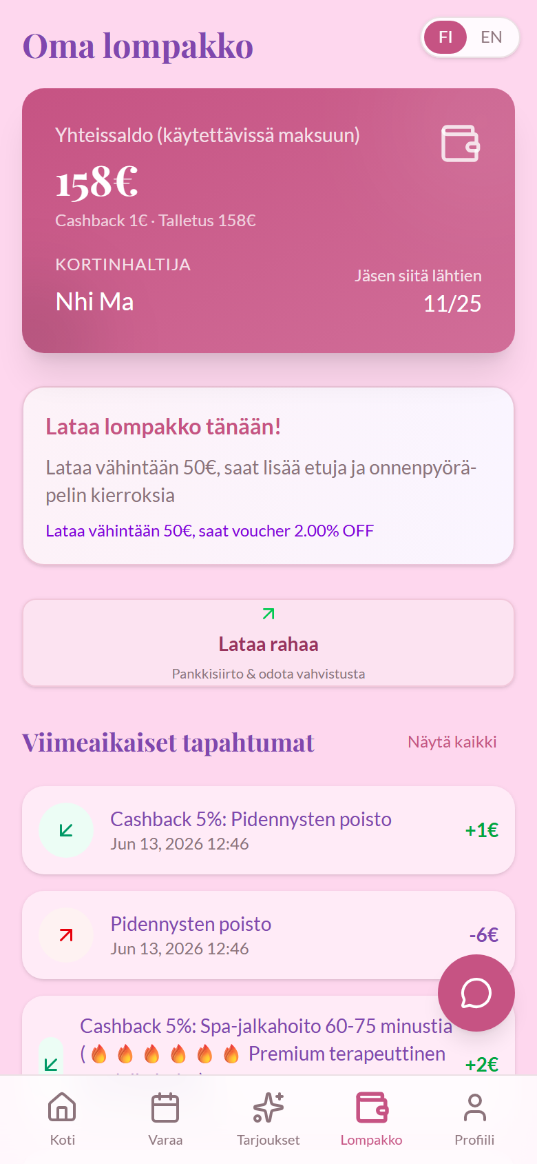 Ví điện tử Lompakko Vietnam Nails