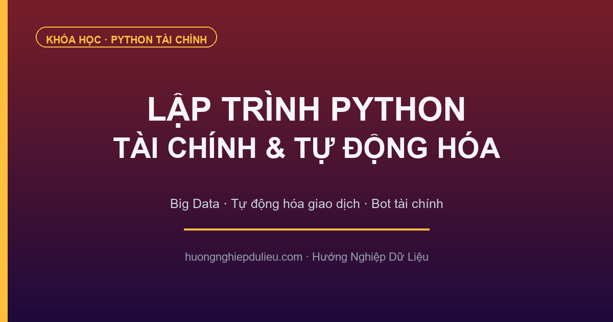 Lộ trình Python Data Analyst