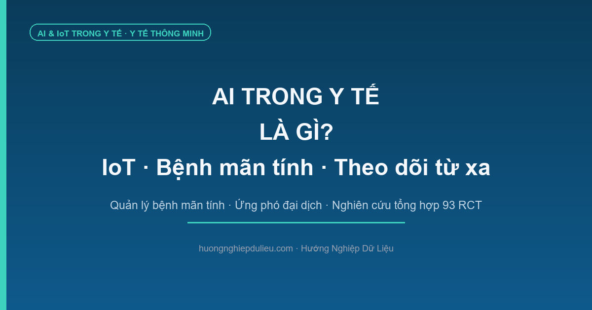 AI Trong Y Tế Là Gì? Ứng Dụng AI & IoT Quản Lý Bệnh Mãn Tính, Chăm Sóc Sức Khỏe Từ Xa | HNDL
