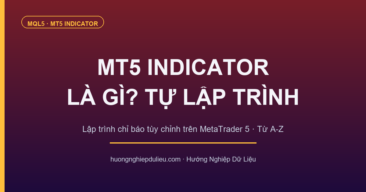 MT5 Indicator Là Gì? Hướng Dẫn Lập Trình Chỉ Báo Tùy Chỉnh Trên MetaTrader 5
