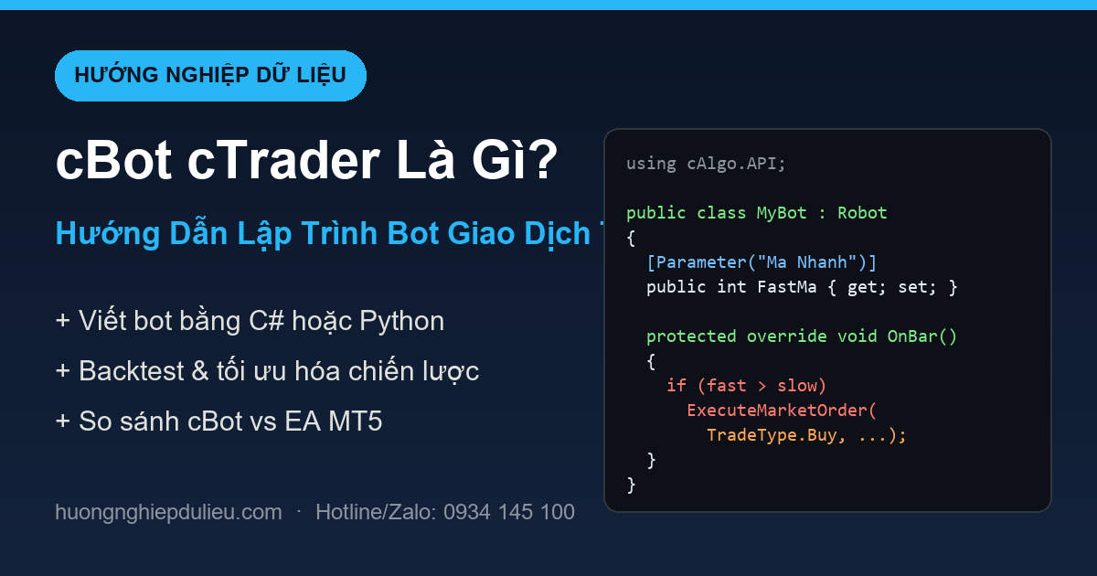 cBot cTrader Là Gì? Hướng Dẫn Lập Trình Bot Giao Dịch Từ A-Z
