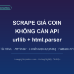 Scrape Giá Coin Không Cần API Bằng Python | html.parser CoinGecko (Python 365 Ngày 53)