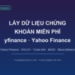 Lấy Dữ Liệu Chứng Khoán Miễn Phí Bằng yfinance | Yahoo Finance (Python 365 Ngày 54)