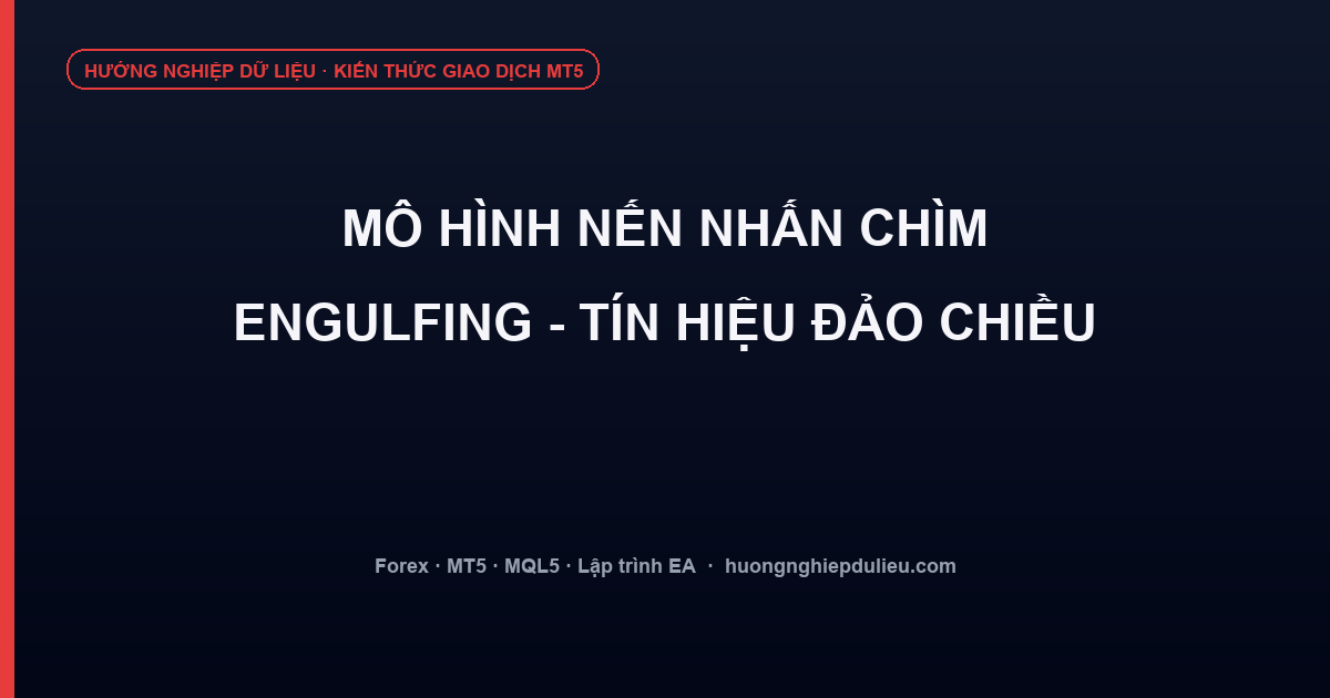 Mô hình nến nhấn chìm (Engulfing): Cách nhận biết & giao dịch chuẩn trong MT5
