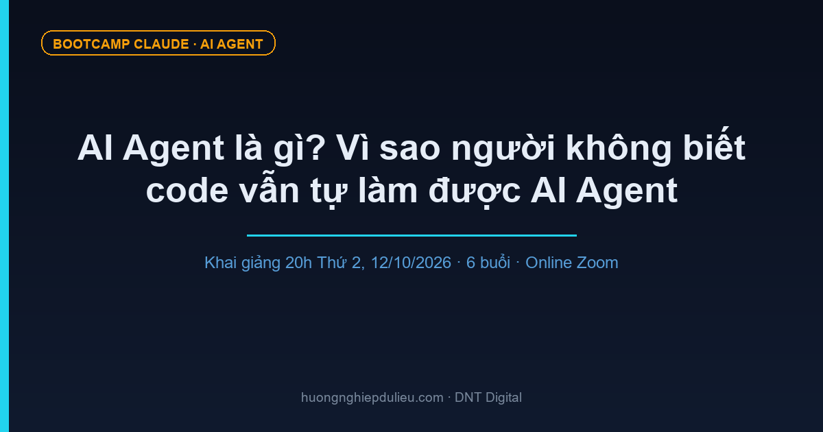 AI Agent là gì? Vì sao người không biết code vẫn tự làm được AI Agent