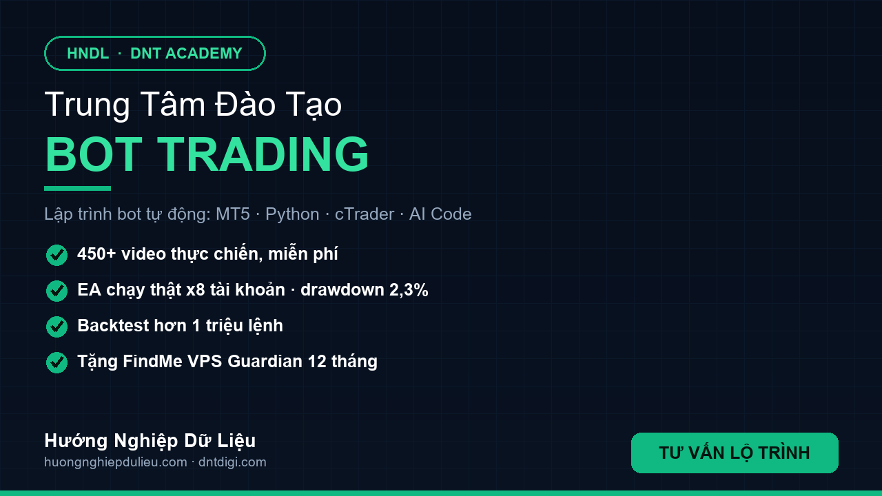 Trung Tâm Đào Tạo Bot Trading — Hướng Nghiệp Dữ Liệu (HNDL)